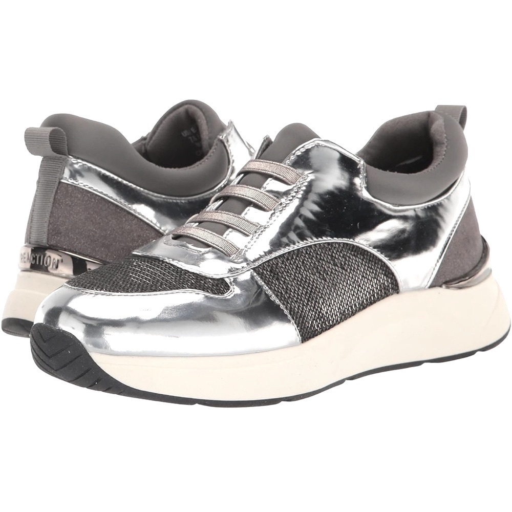 Kenneth Cole Reaction Women's Women's Christal Sneaker, Grey Size 9